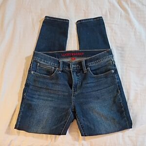 Lucky Brand Women's Dark Blue Straight Leg Jeans